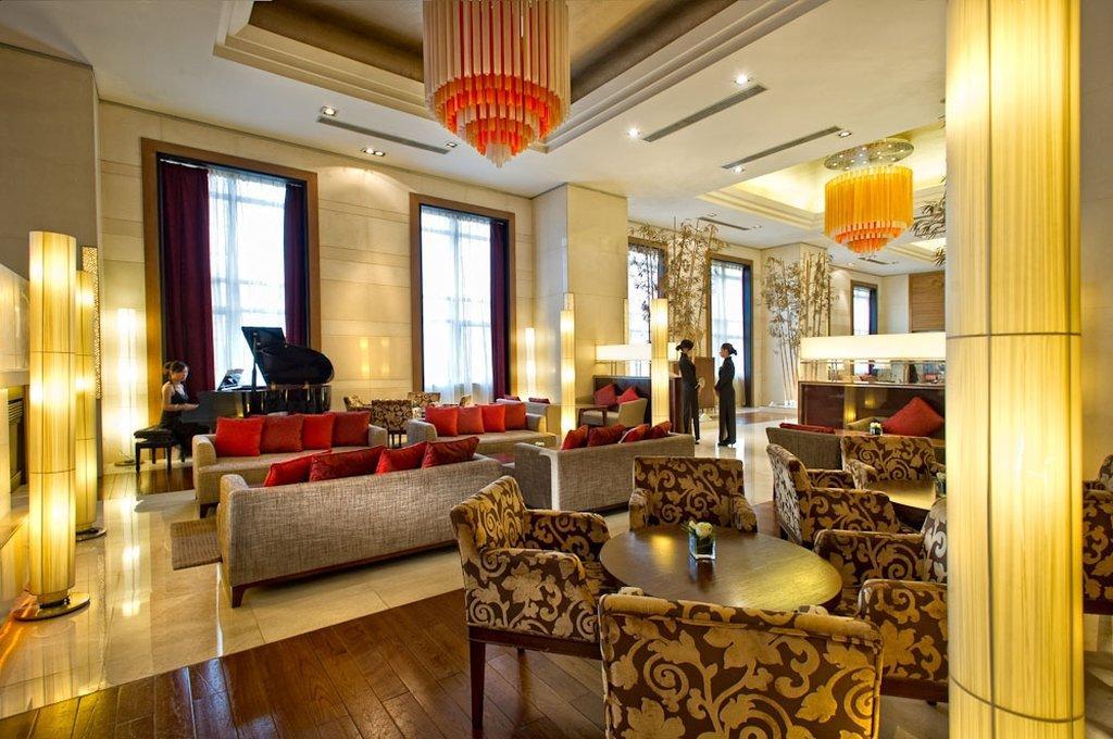 Hotel Nikko Tianjin Exterior foto The lobby of the hotel