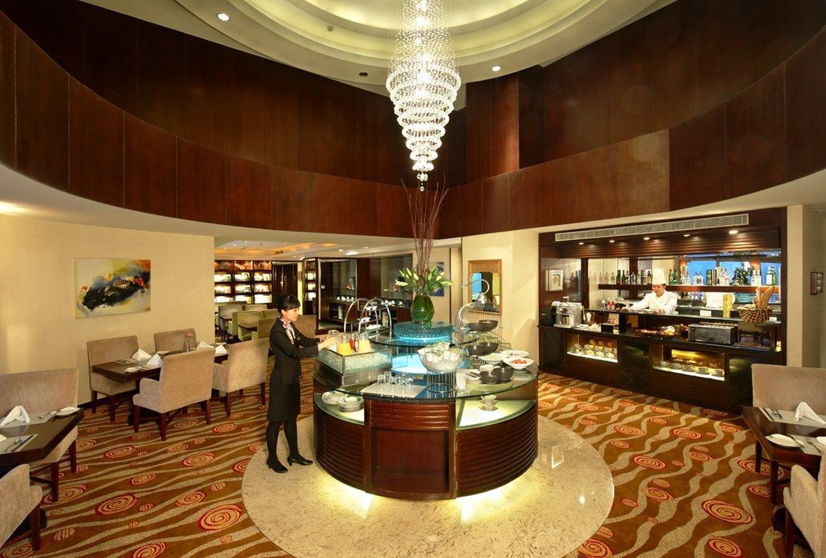 Hotel Nikko Tianjin Exterior foto The lobby lounge
